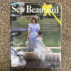 Sew Beautiful magazine Spring 1991 edition with insert
